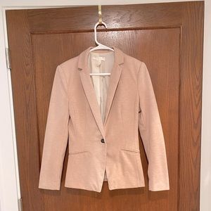 H&M blush pink professional blazer size 8